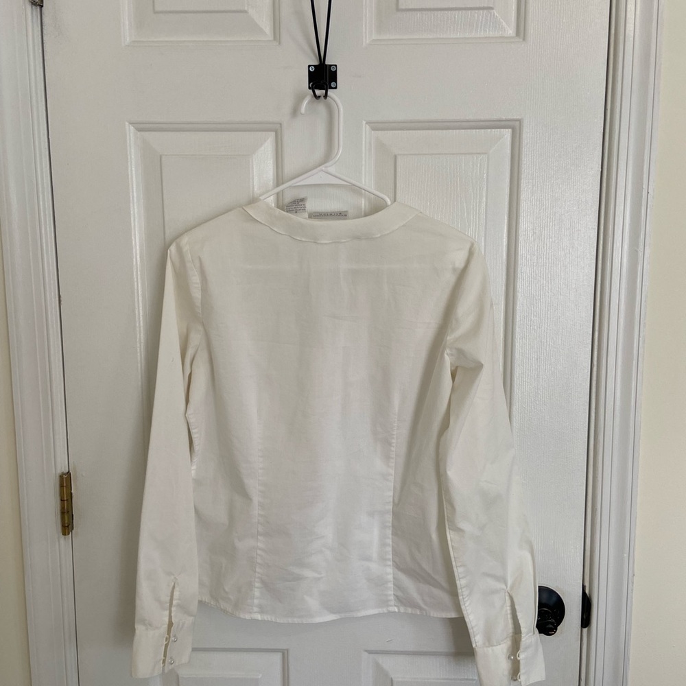 White Button Down Blouse - image 6